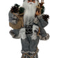 Santa Claus Christmas Figurine Grey 45cm (Pre-Loved)