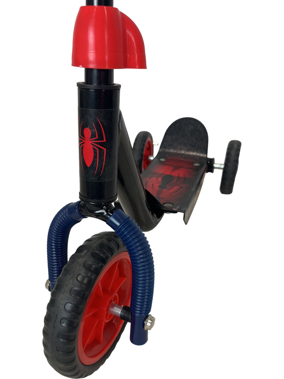 Marvel Spider-Man Push Scooter Kids Red Black Design (Pre-Loved)