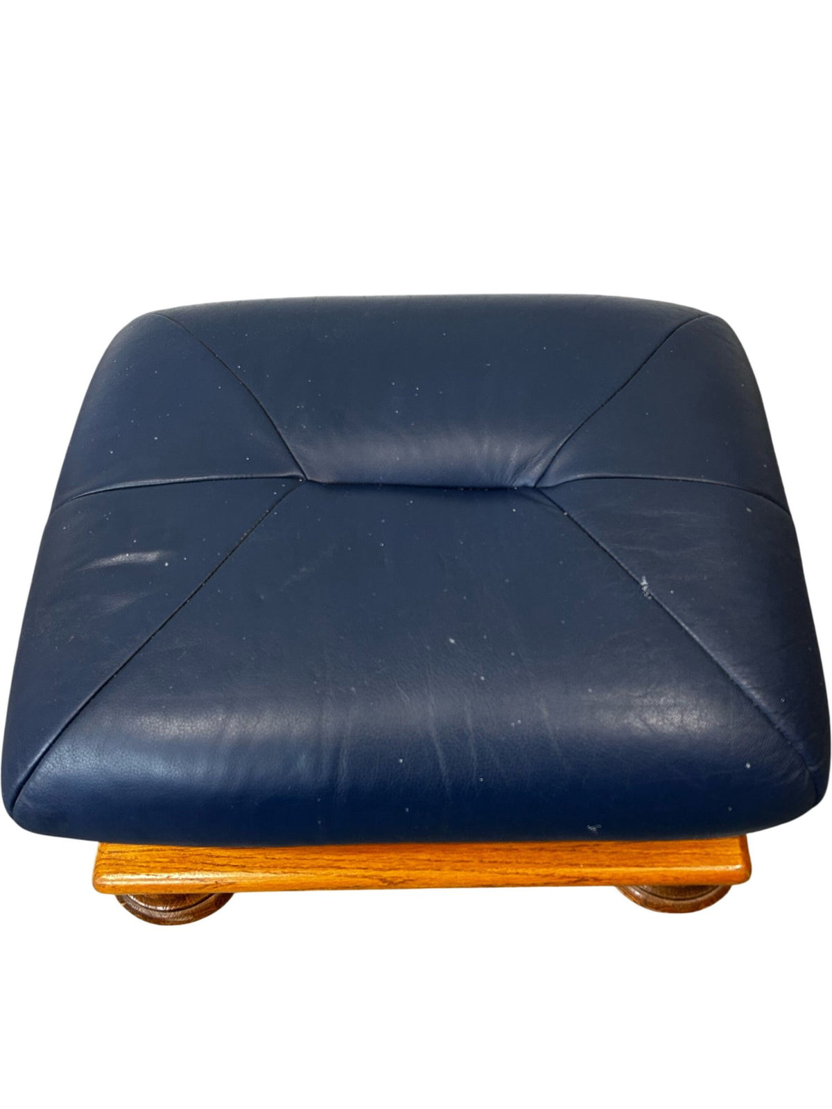 Leather Ottoman Footstool (Pre-Loved)