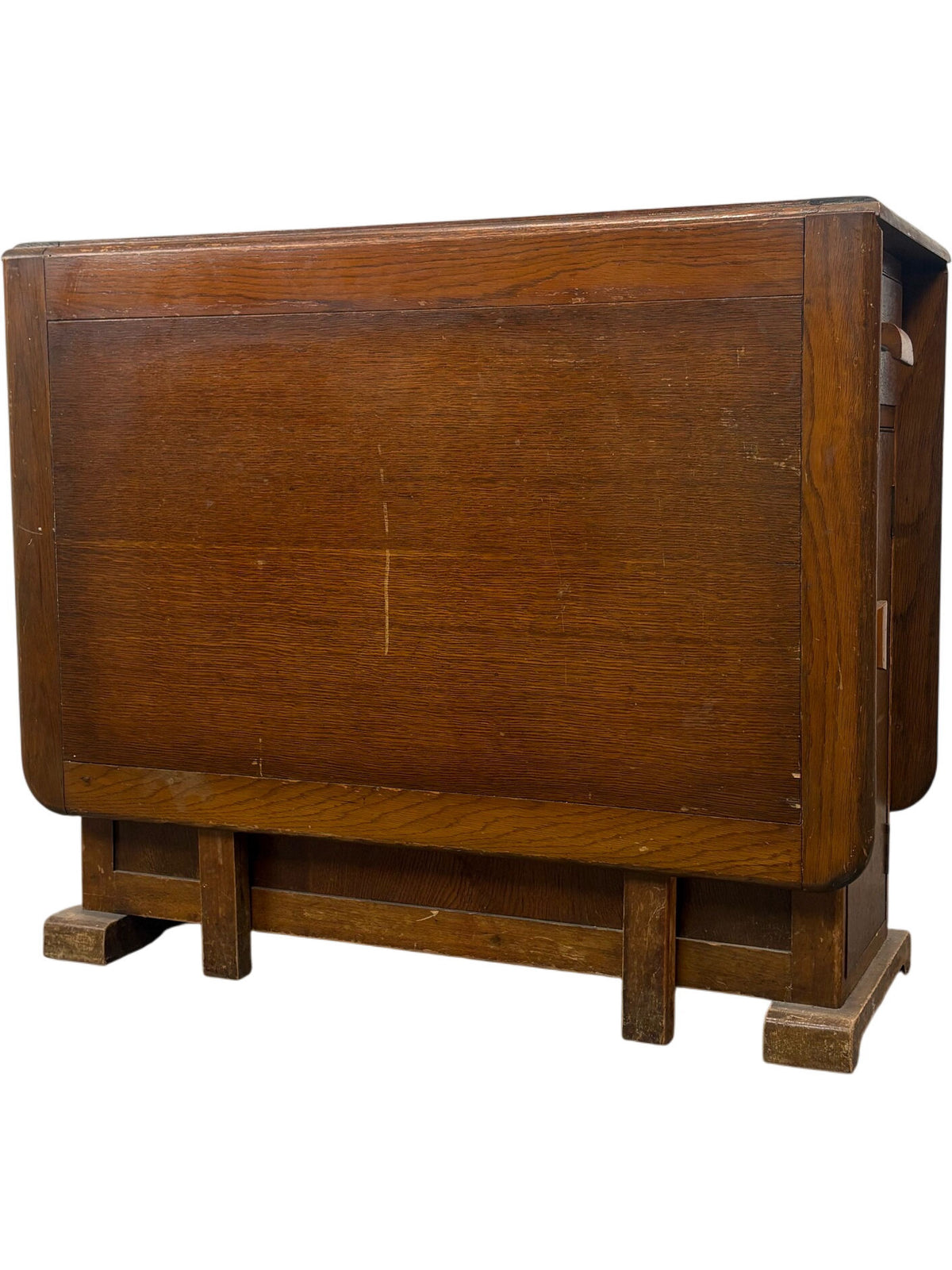 Vintage Wooden Drop Leaf Dining Table with Storage (Pre-Loved)