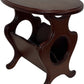 Vintage Mid Century Style Wooden Magazine Vinyl Holder Table (Pre-Loved)
