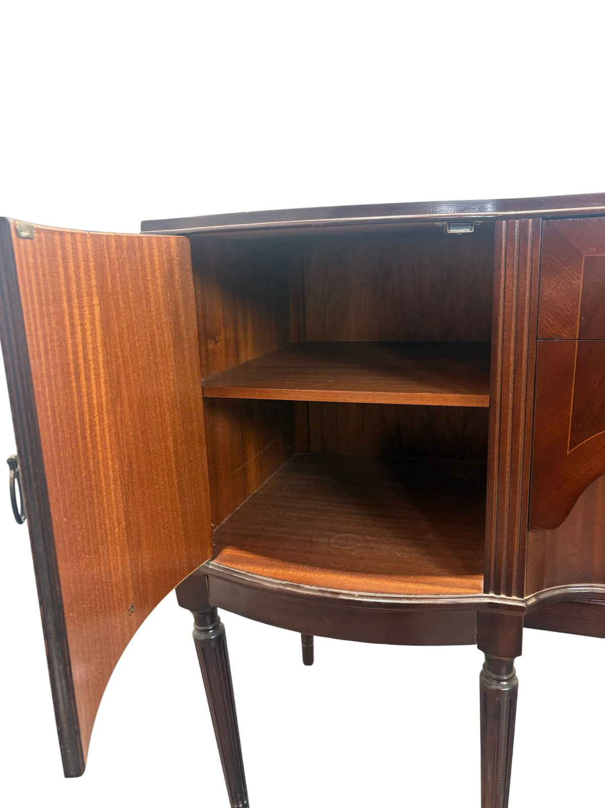 Vintage Mahogany Sideboard With Drawers and Cabinets