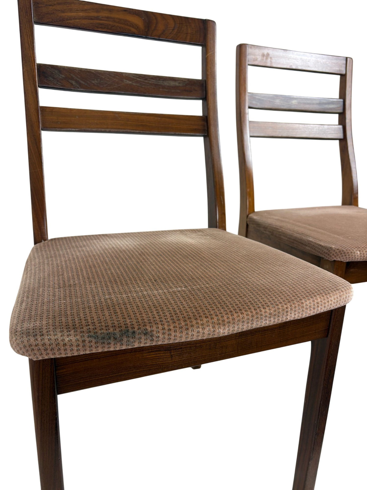 Vintage Wooden Dining Chairs Mid Century Set of 2 (Pre-Loved)