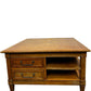 Wooden Square Coffee Table with Drawers & Open Storage (Pre-Loved)