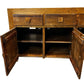 Vintage Solid Wood Sideboard with 3 Drawers & 2 Cupboards (Pre-Loved)