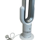 Bladeless Hot & Cool Fan Heater White Silver Oscillating 66cm (Pre-Loved)