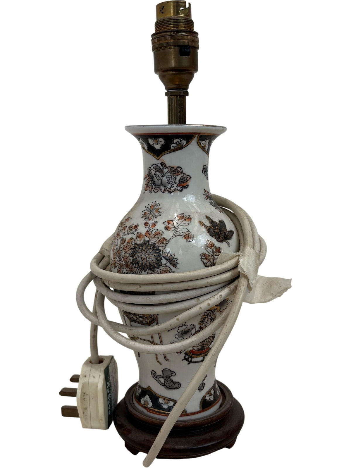 Vintage Ceramic Table Lamp Floral Design (Pre-Loved)