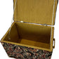 Vintage Floral Tapestry Storage Ottoman Footstool with Hinged Lid (Pre-Loved)