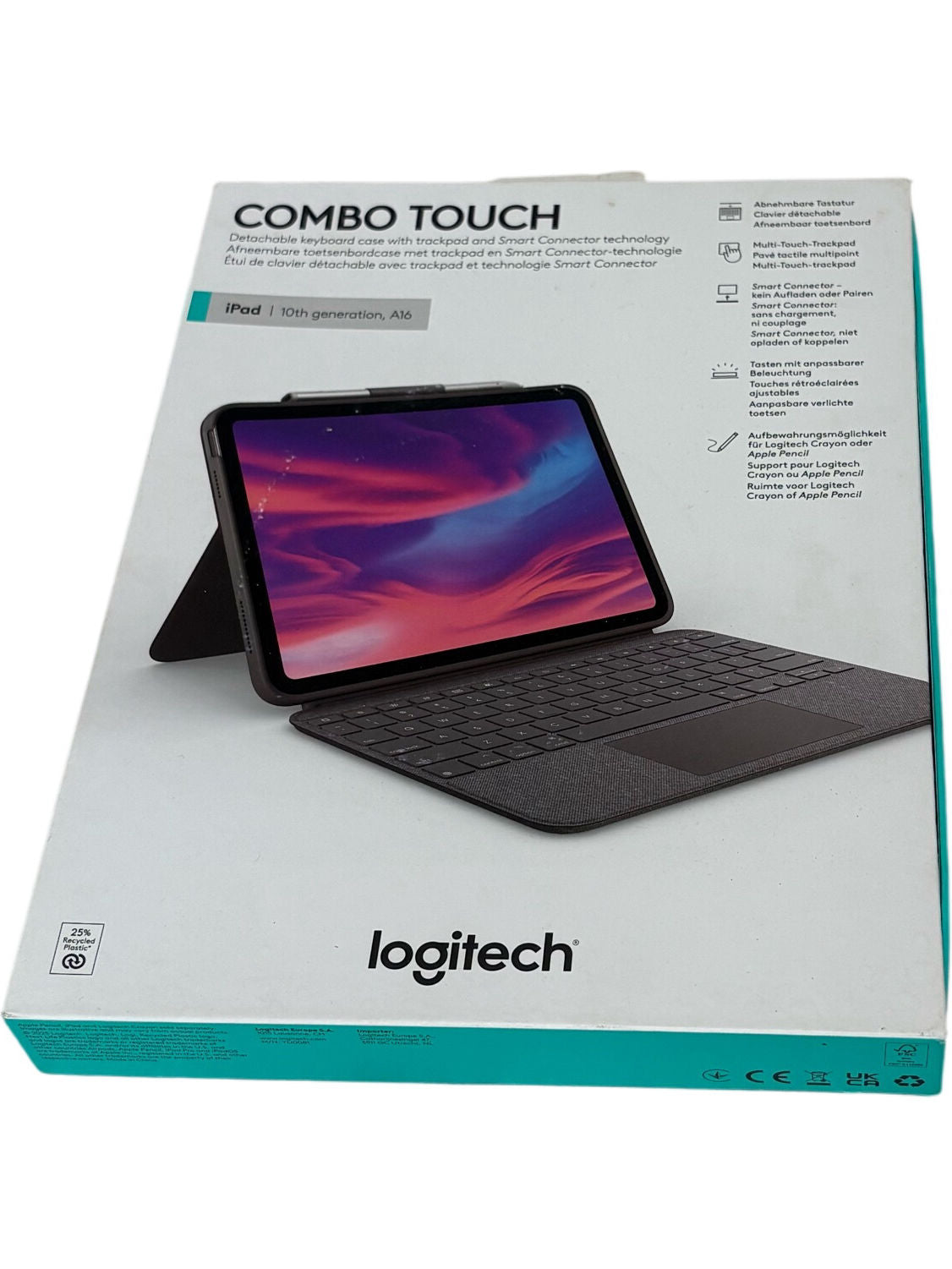 Logitech Combo Touch Keyboard Case for iPad 10th Generation (Pre Loved)