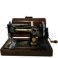 Vintage Singer Hand Crank Sewing Machine with Wooden Case (Pre-Loved)