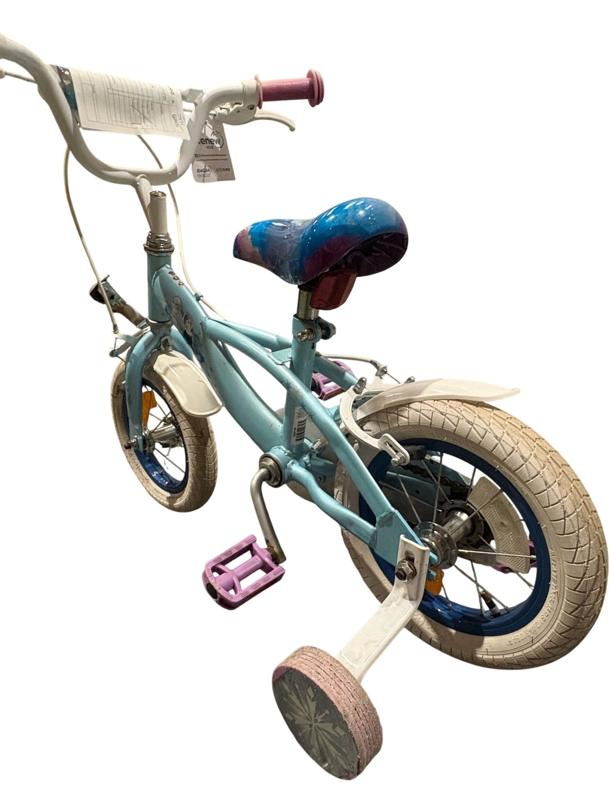 Serviced Children's Frozen Themed Pedal Bike 12" (Pre-Loved)