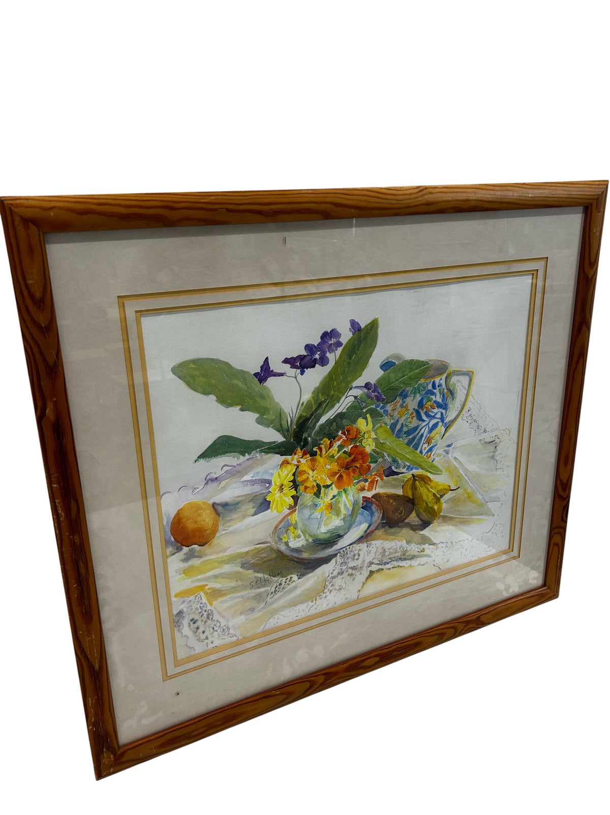 Watercolour Still Life Picture Frame (Pre-Loved)