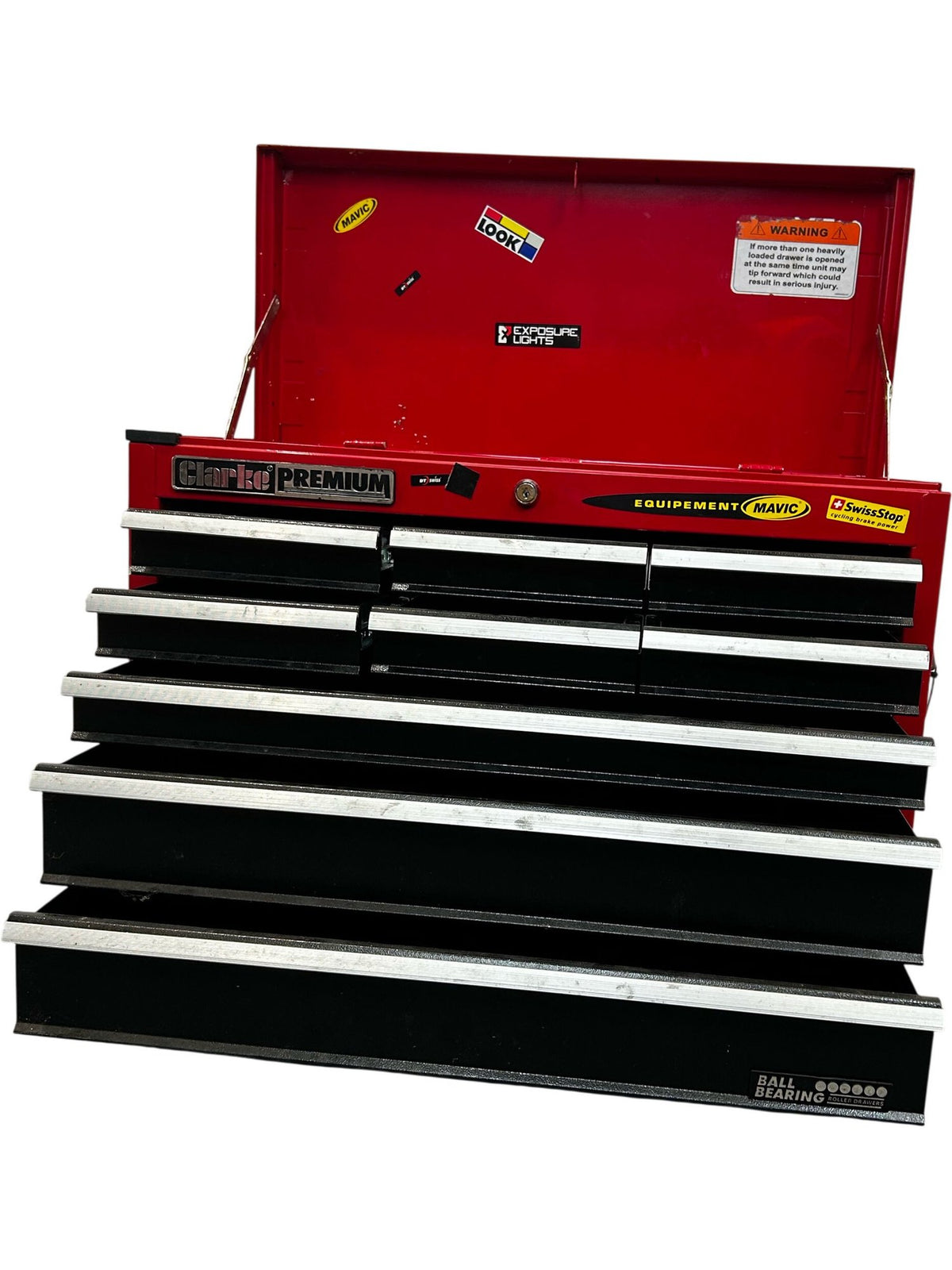 Clarke Premium Red Ball Bearing Tool Chest Workshop Storage Box (Pre-Loved)