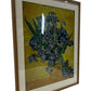 Vincent Van Gogh Irises Vase Framed Art Print 75cm (Pre-Loved)