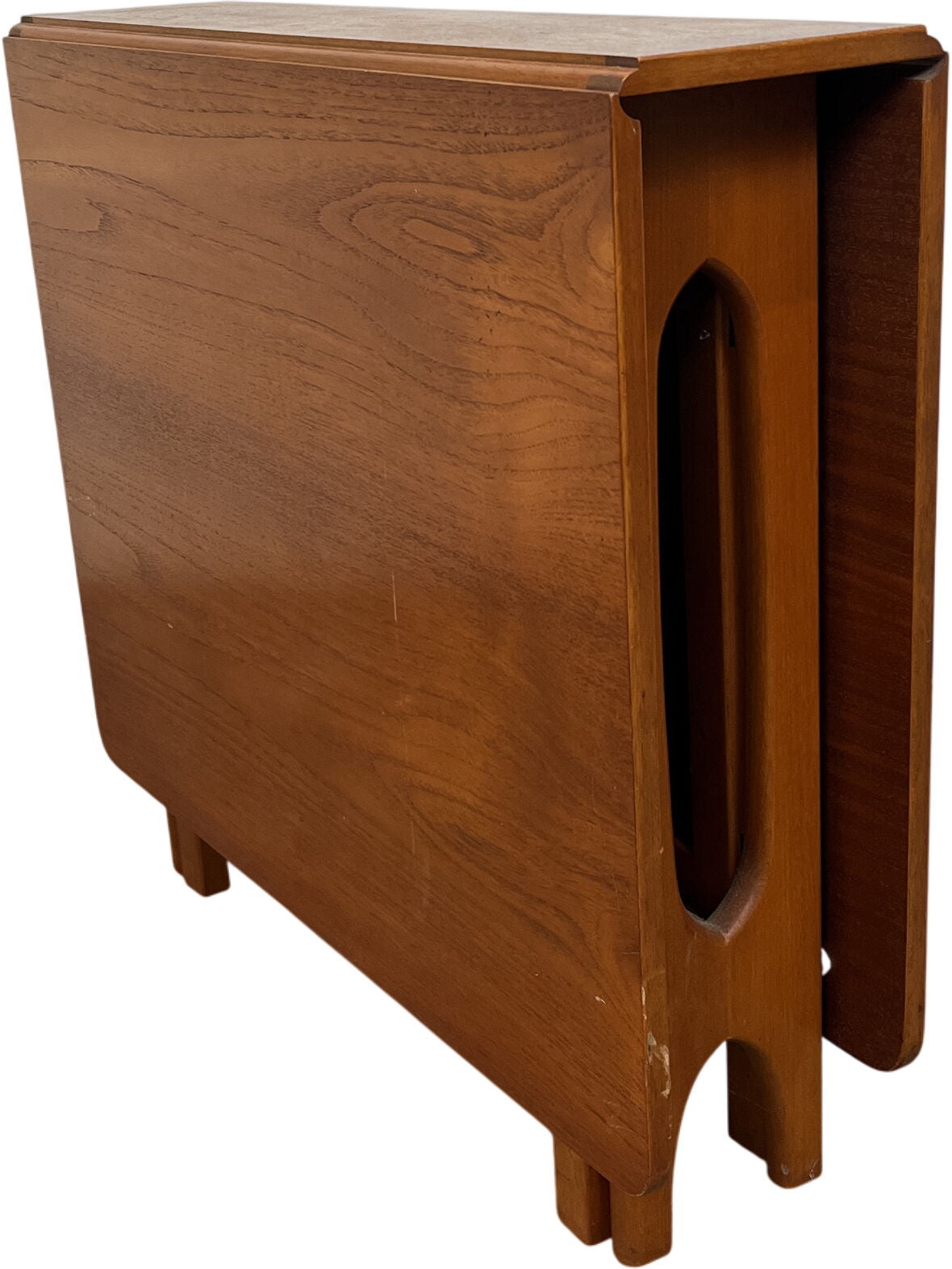 Mid Century Drop Leaf Table Solid Wood Extendable (Pre-Loved)
