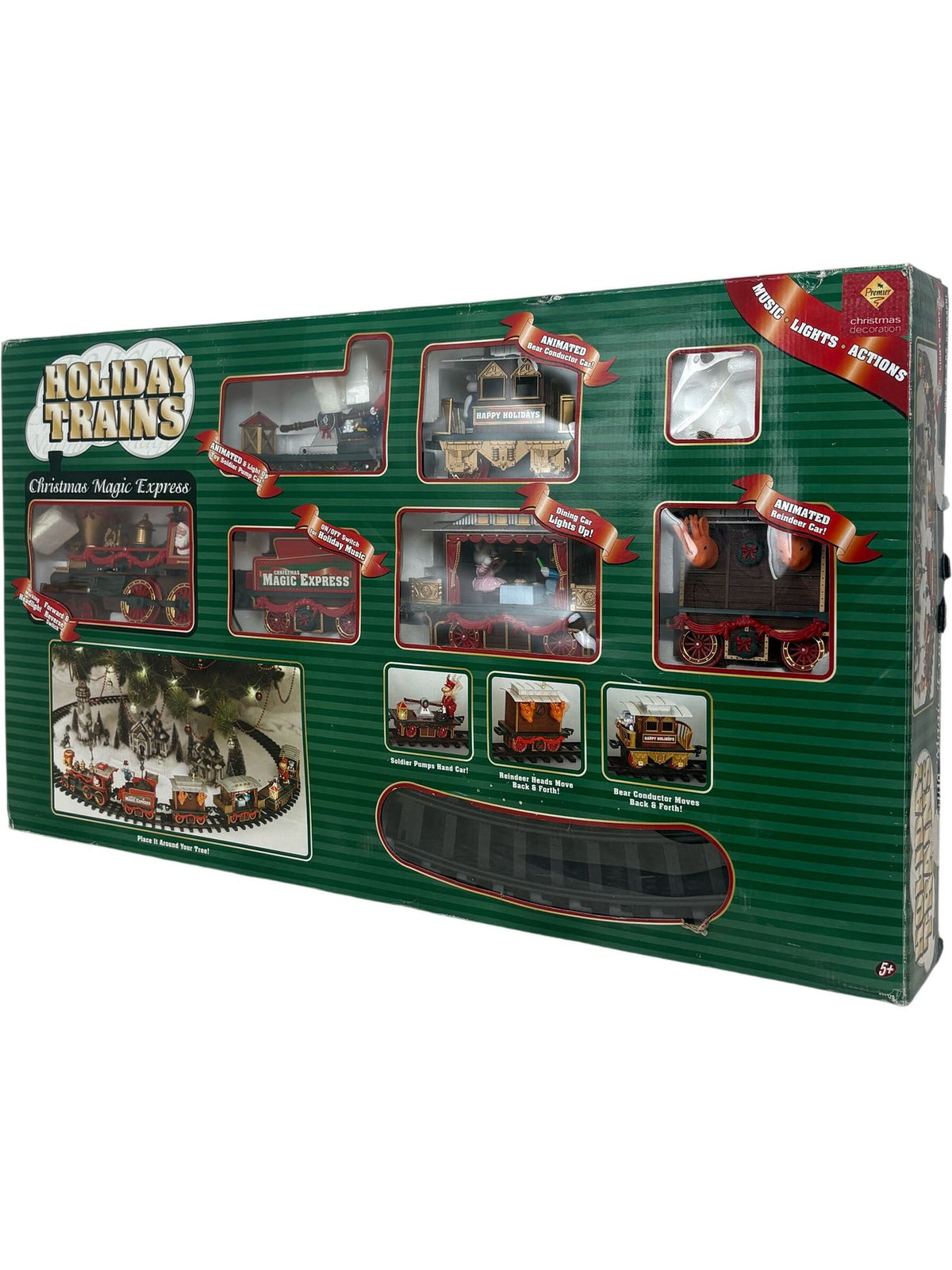 Holiday Trains Christmas Magic Express Toy Train Set