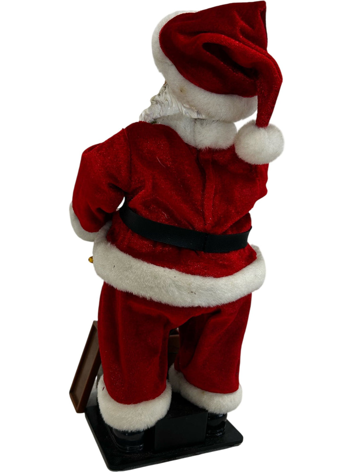 Animated Santa Claus with Light-Up Christmas String Lights 32cm (Pre-Loved)