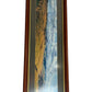 Framed Panoramic Countryside Landscape Scene Wooden Frame Wall Art (Pre-Loved)