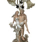 Academy Porcelain Table Lamp Figurine Floral Design Art Deco Style (Pre-Loved)