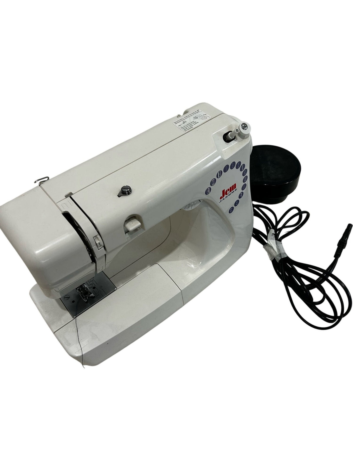 Janome Jem 639 Electric Portable Sewing Machine Foot Pedal & Cover (Pre-Loved)