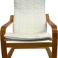 White Upholstered Wooden Chair (Pre-Loved)