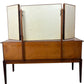 Vintage Dark Wood Dresser With Mirror (Pre-Loved)
