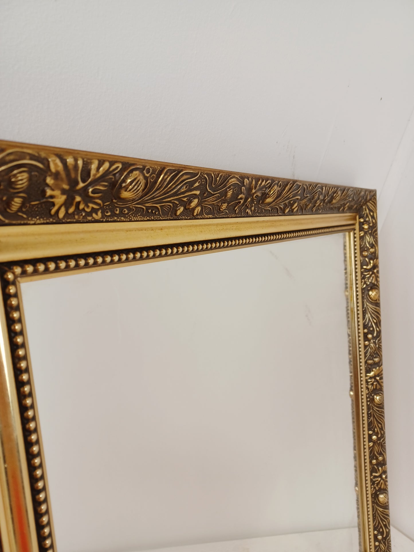 Gold Framed Detailed Mirror (Pre-Loved)