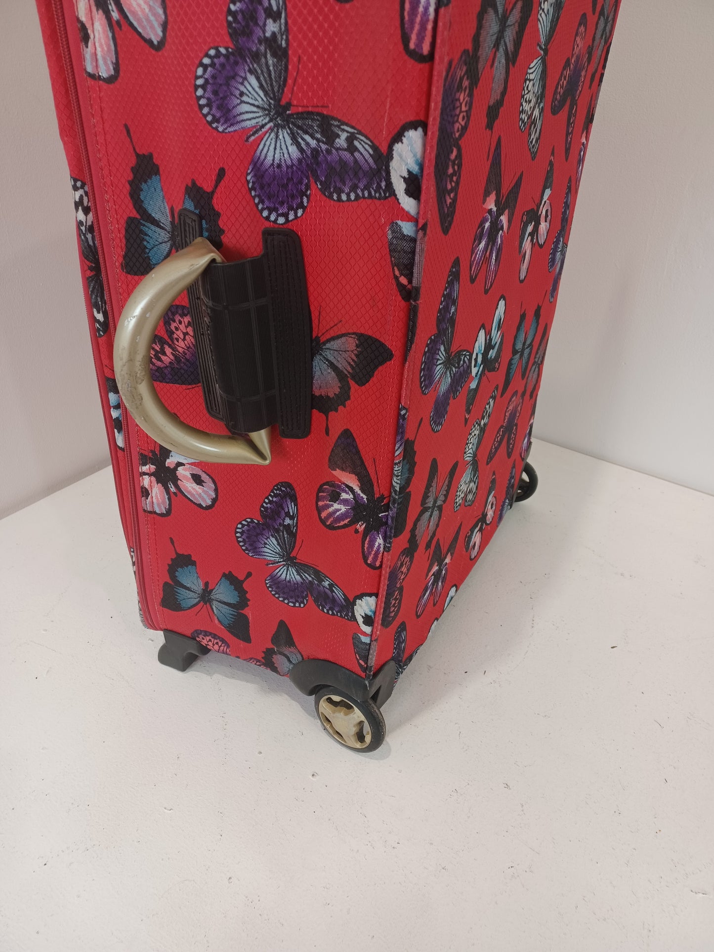 Red Butterfly Suitcase (Pre-Loved)