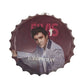 Elvis Presley Bottle Cap Metal Sign (Pre-Loved)