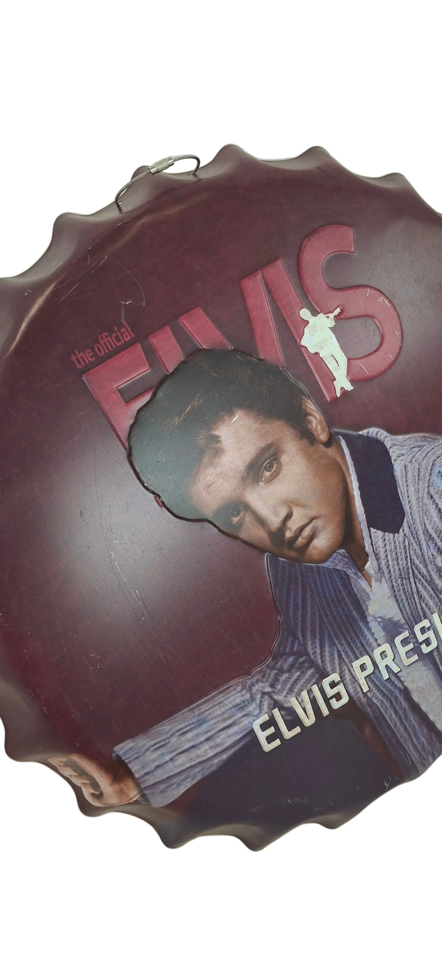 Elvis Presley Bottle Cap Metal Sign (Pre-Loved)