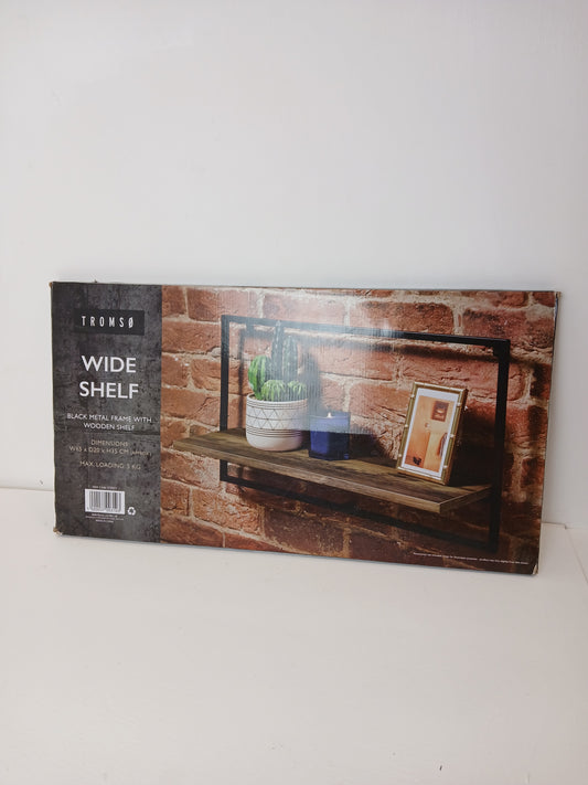 Wooden Wide Shelf (New)