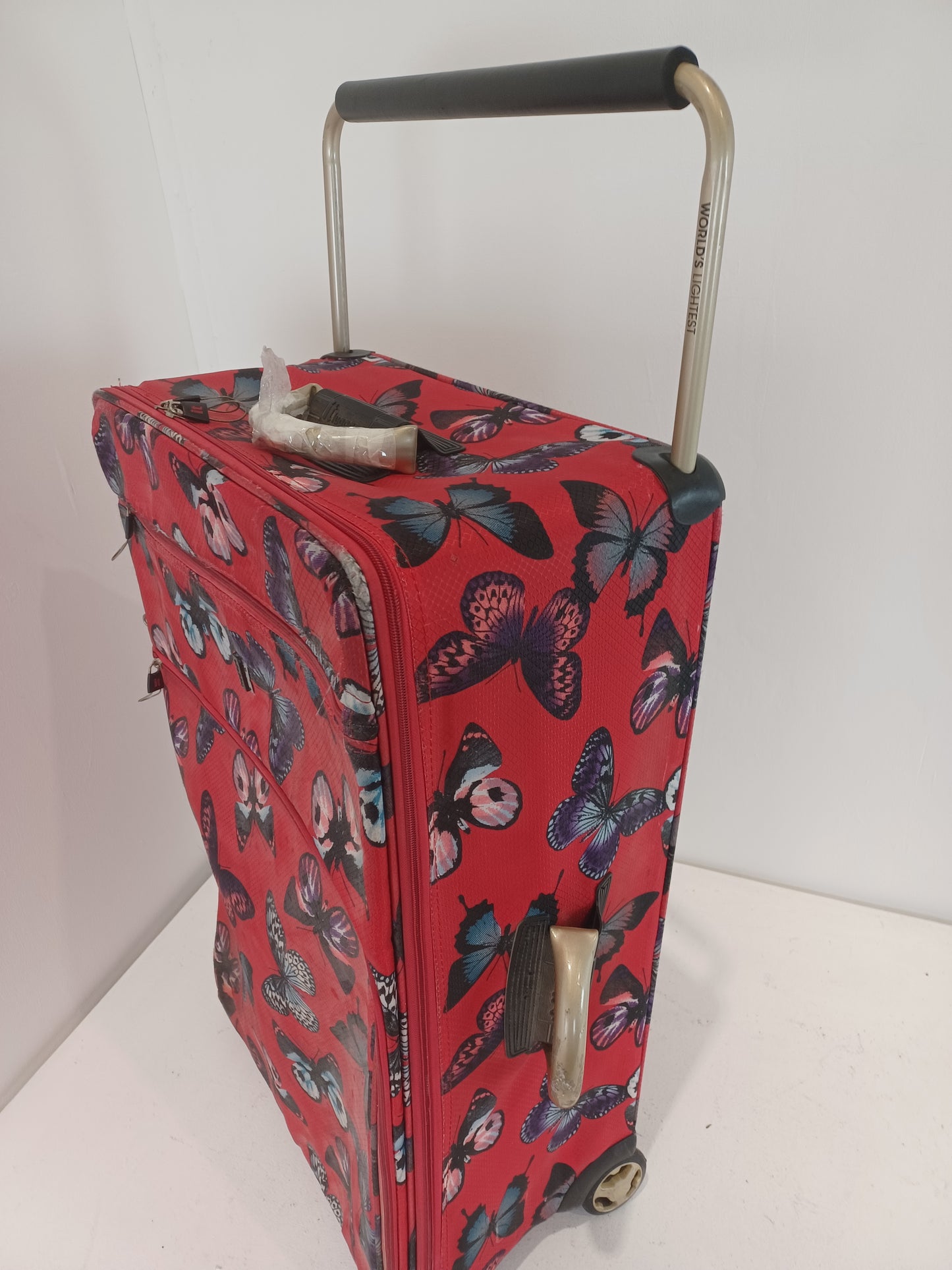 Red Butterfly Suitcase (Pre-Loved)