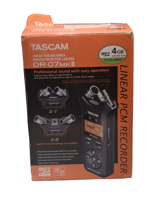 TASCAM DR-07MKII Linear PCM Recorder (Pre-Loved)