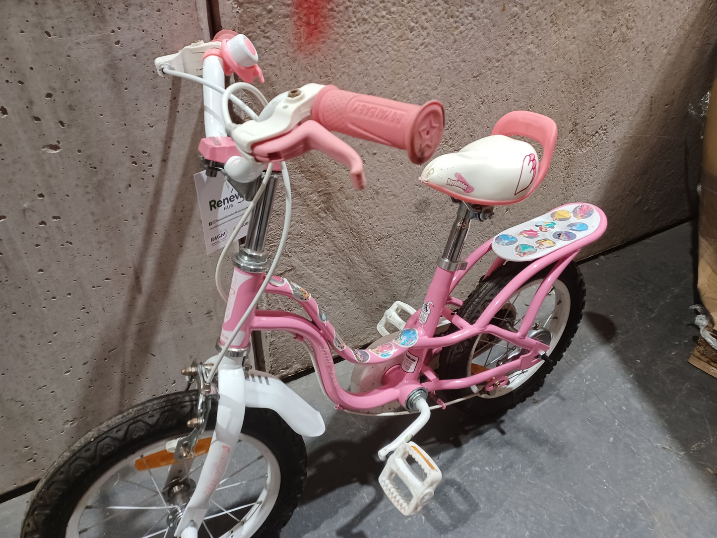 Serviced Pink Children's Bike, 14" (Pre-Loved)