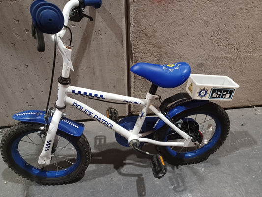 Serviced Police Patrol Apollo Children's Bike, 14" (Pre-Loved)