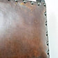 Antique Leather Accent Chair with Stud Detail (Pre-loved)